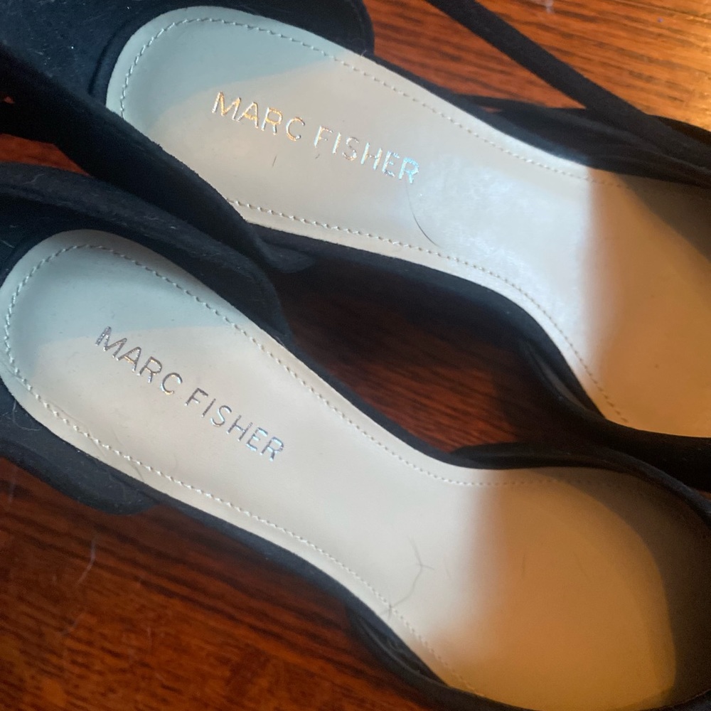 Marc Fisher Block Pointed Toe Heels - Never Worn.… - image 3